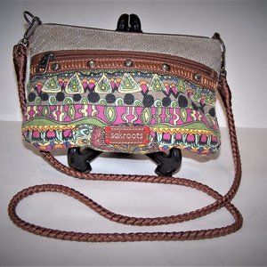 Sakroots Peace Series Crossbody Canvas Bag